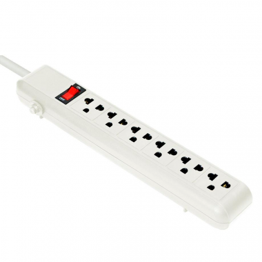 REGLETA-ARGOM-6-TOMAS-POWER-STRIP-110V-ARG-AC-0252WT-WHITE